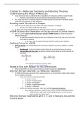 chpt. 9 -- molecular geometry and bonding theories