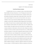 Discourse Communtiy Essay