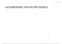 Algorithm and Flowchart
