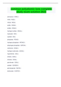 common polyatomic ions complete study exam solution 2023