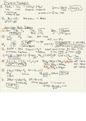 Gas and thermochemistry practice problems