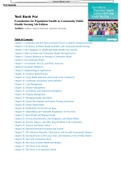 Foundations for Population Health in Community/Public Health Nursing 6th Edition By Marcia Stanhope Table of Contents Chapter 1. Community and Prevention Oriented Practice to Improve Population Health Chapter 2. The History of Public Health and Public and