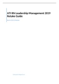 ATI RN Leadership Management Compilation Retake Guide |for 202/243 Revision 