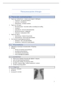 Samenvatting Thoracovasculaire chirurgie VZC3