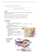 Neurowetenschappen; samenvatting neurofysiologie