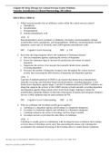 Chapter 09: Drug Therapy for Central Nervous System Problems Visovsky: Introduction to Clinical Pharmacology, 9th Edition A GRADED