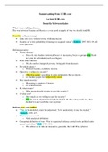 Summary Core Module - International Relations (Core IR) Lecture 8-12