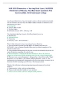 NUR 2058 Dimensions of Nursing Final Exam / NUR2058 Dimensions of Nursing Final Real Exam Questions And Answers 2022-2024: Rasmussen College