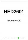 HED2601 EXAM PACK 2024