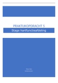 Praktijkopdracht 5 stage hartfunctieafdeling 