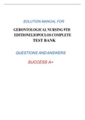 GERONTOLOGICAL NURSING 9TH EDITIONELIOPOULOS COMPLETE TEST BANK.pdf