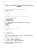 Walden University NURS 6512N Week 4 Quiz – Question and Answers (Graded A)