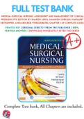 Test Banks For Medical-Surgical Nursing: Assessment and Management of Clinical Problems 9th Edition by Sharon Lewis, Shannon Dirksen, Margaret Heitkemper, Linda Bucher, 9780323086783, Chapter 1-69 Complete GuideMedical-Surgical Nursing: Assessment and Man