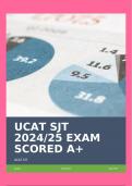 UCAT SJT 2024/25 EXAM SCORED A+