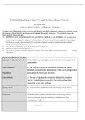    NURS 4100 Quality and Safety Through Evidence-Based Practice  Assignment 1  Evidence-Based Problem and Question Template  To begin your EBP project for the course you will develop your PICO statement and practice question using the Evidence-Based Probl