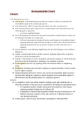 Developmental Bio - Final Exam Study Guide & Course Summary