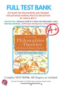 Test Bank For Philosophies and Theories for Advanced Nursing Practice 3rd Edition By Janie B. Butts 9781284112245 Chapter 1-26 Complete Guide .