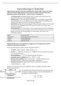 Uitwerking examenvragen van Kansrekening en Statistiek