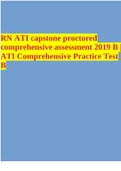 RN ATI capstone proctored comprehensive assessment 2019 B | ATI Comprehensive Practice Test B