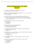 2023 HESI RN Comprehensive Exit ( Exam 7 ) Questions and  Verified Answers