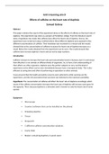 Unit 6 learning aim C:Safelyundertake the project, collecting,analysing andpresenting the results D:Review the investigative project usingcorrect scientificprinciples