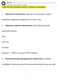 NR 661 Week 4 VISE Assessment  Exam Questions and Answers 2022/2023| 100% Correct Verified Answers