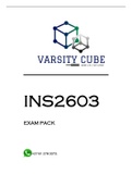 INS2603 MCQ EXAM PACK 2022