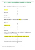 NR 511 Week 4 Midterm Exam (Compiled from Exams) | Already GRADED A