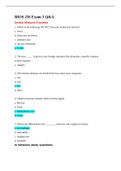 BIOS 256 Exam 3 Q&A Comprehensive ATI