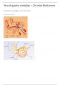 Samenvatting -  Ziekteleer van de neurologische patiënt (Desloovere)