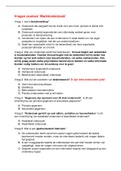 Examenvragen voor het examen marktonderzoek -  Liever leren voor het examen? Bekijk dan de samenvatting marktonderzoek!