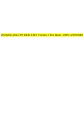 2019 | 2021 |2022 PN HESI EXIT Version 1 Test Bank | 100% ANSWERS, 2019 HESI EXIT V2 (CORRECTLY VERIFIED ANSWERS, HESI EXIT RN EXAM 2022 V3 160 Questions And Answers, HESI EXIT EXAM 2022 V5 WITH 160 QUESTIONS AND ANSWERS, HESI EXIT RN EXAM 2022 - V6 NEW F