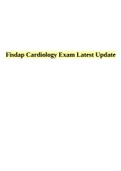 FISDAP Cardiology Exam Latest Update -100% Revised Question And Answers.