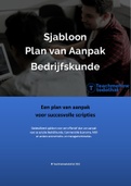 Plan van aanpak: Bedrijfskunde | Sjabloon