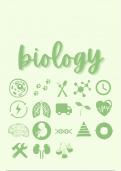 (I)GCSE Biology Notes Bundle