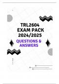 TRL2604 EXAM PACK 2024/2025