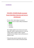 NUR 2092 / NUR2092 Health Assessment Exam 2 Quiz Bank | Questions and Answers with Rationale