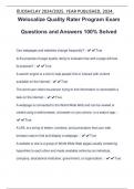 Welocalize Quality Rater Program Exam Questions and Answers 100% Solved