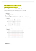 UNIV 104 Math Assessment Liberty University course hero answers Part 1 and Part 2