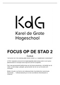 Focus op de stad 2 samenvatting