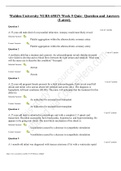  NURS 6501N Week 5 Quiz– Question and Answer 2022