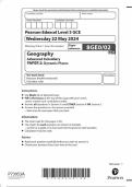 2024 EDEXCEL AS-LEVEL GEOGRAPHY PAPER 2