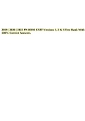 2019|2021|2022 PN HESI EXIT Version 1 Test Bank | 100% ANSWERS, HESI EXIT RN EXAM 2022 V3 160 Questions And Answers, HESI EXIT RN 2022 V6 NEW FULL EXAM Score A , HESI EXIT RN 2022 V5 WITH 160 QUESTIONS AND ANSWERS (MOST RECENT) & 2019 | 2020 | 2022 PN HES