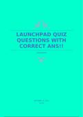 LAUNCHPAD QUIZ QUESTIONS WITH CORRECT ANS!!