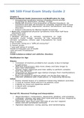 NR 509 Final Exam Study Guide 2