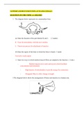 SUPPORT  AND MOVEMENT IN PLANTS AND ANIMALsS QUESTION ON THE TOPIC A+ 2022/2023