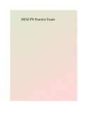 HESI PN Practice Exam