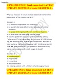 TNCC final exam test Q & AS LATEST UPDATE 2022/2023 open book Graded A+