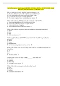 Sterile Processing - Final Exam, IAHCSMM CENTRAL SUPPLY STUDY GUIDE, Sterile Processing Study Material for Certification Exam