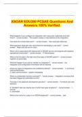   XSOAR EDU380 PCSAE Questions And Answers 100% Verified.